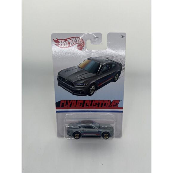 2020 HOT WHEELS FLYING CUSTOMS 2015 FORD MUSTANG GT SILVER COMBINED SHIPPING - Picture 2 of 7